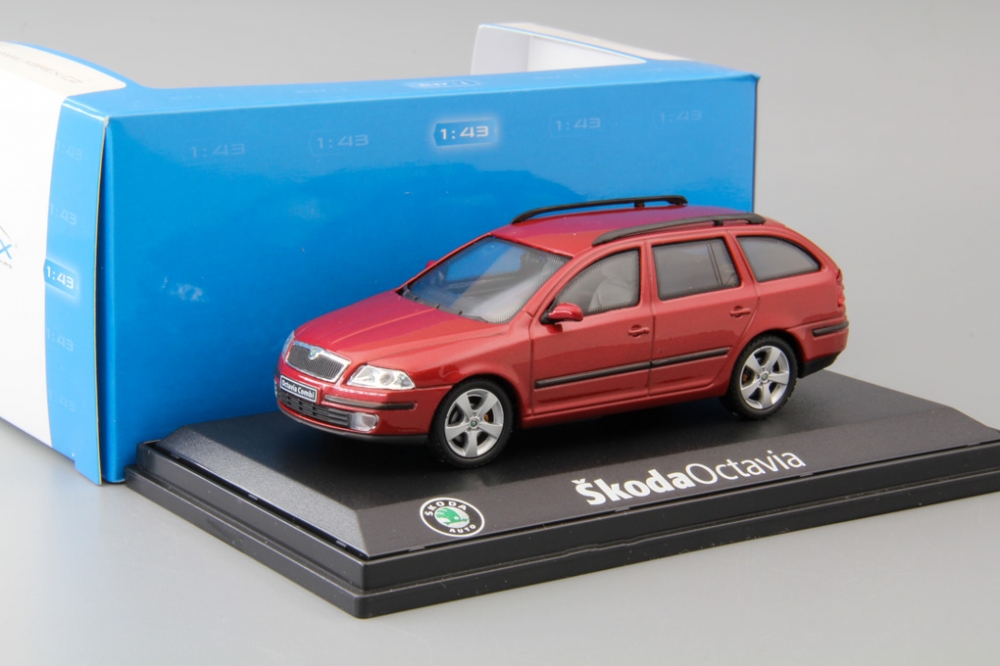 1:43 SKODA Octavia Combi (2005), red flamenco metallic - 002J