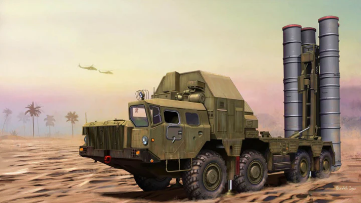 1:72 Сборная модель 48N6E of 5P85S TEL S-300PMU SA-10 GRUMBLE - 82929