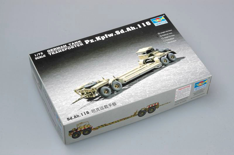 1:72 Сборная модель Немецкий трал Sd.Ah.116 - 07249