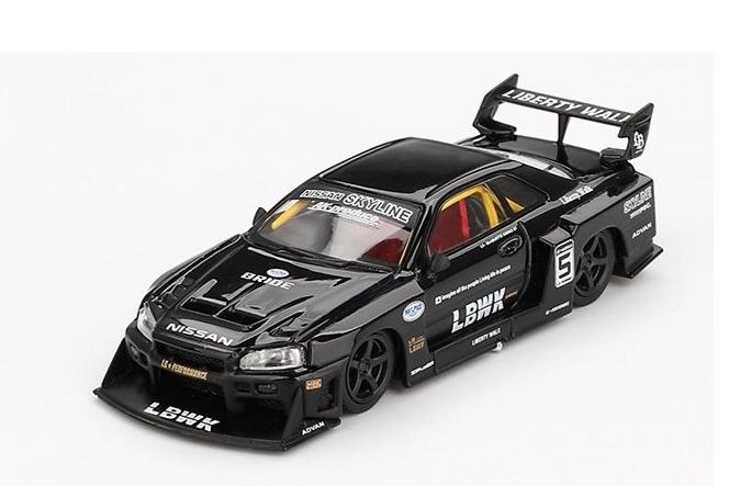 1:64 NISSAN LB-ER34 Super Silhouette Skyline (1998), black - MGT00844-R