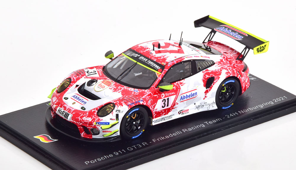 1:43 PORSCHE 911 GT3 R #31 24h Nuerburgring Pilet/Makowiecki/Martin/Olsen (2021) Frikadelli Racing - SG782