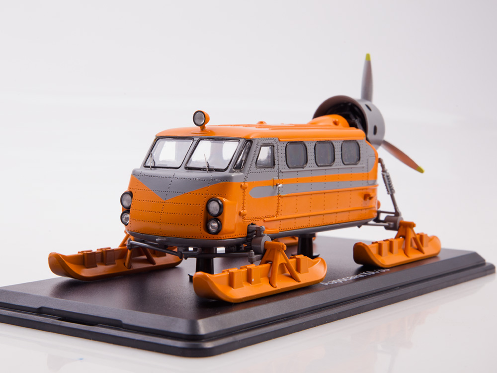 1:43 Аэросани КА-30, серый / оранжевый - 0183MP-X1