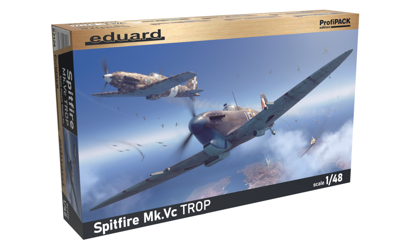 1:48 Сборная модель Spitfire Mk.Vc TROP ProfiPACK edition - 82126