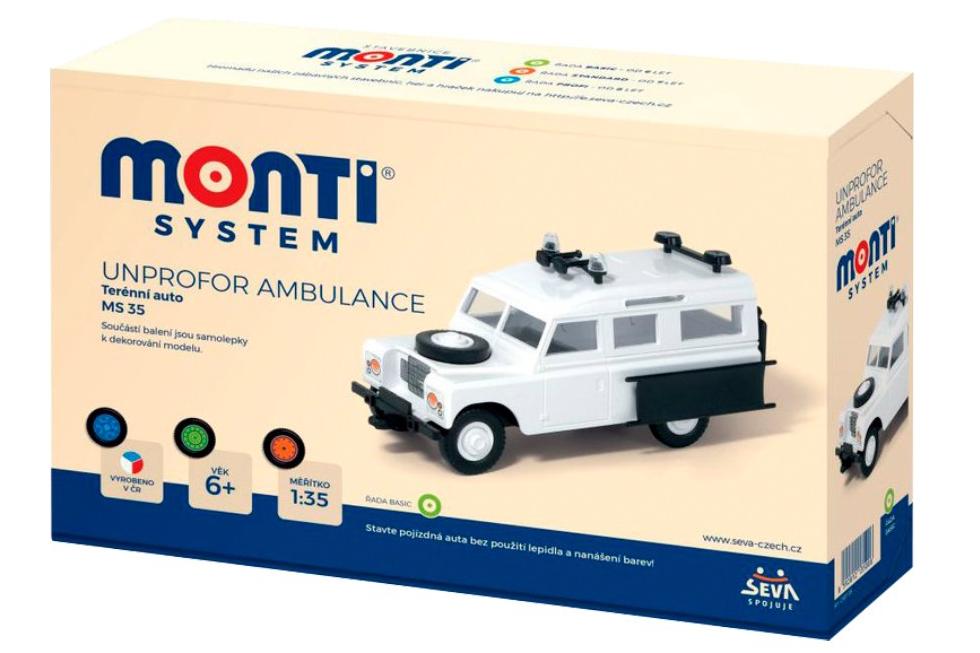 1:35 Сборная модель Land Rover Unprofor Ambulance - 0101-35