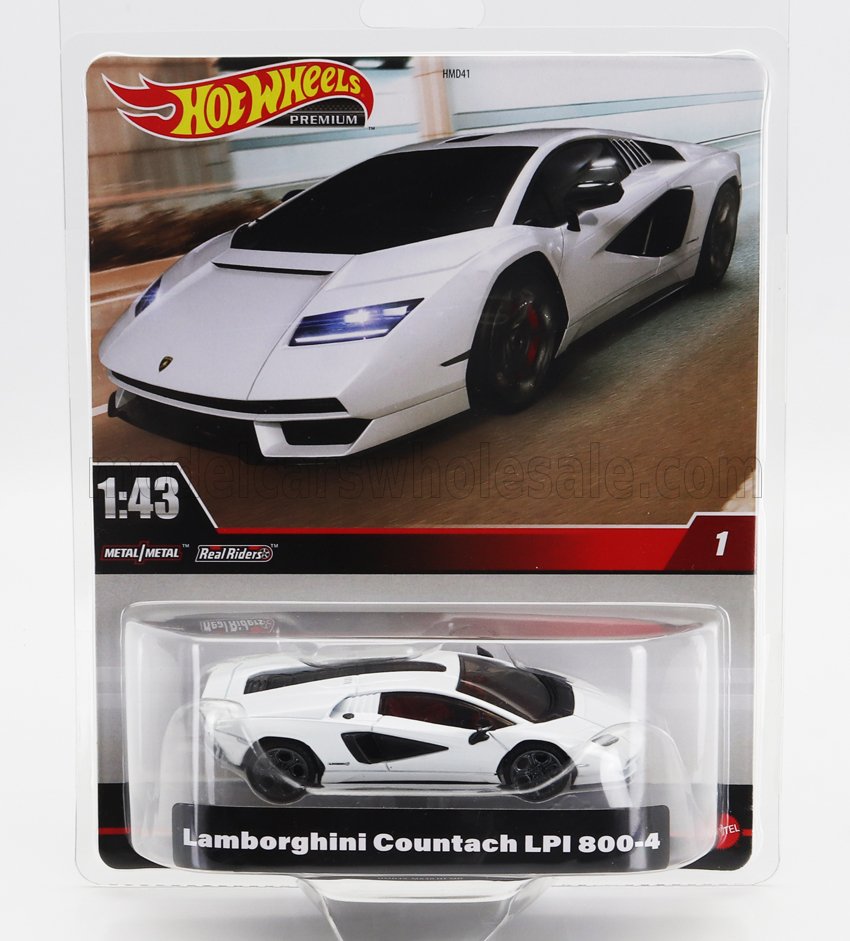 1:64 LAMBORGHINI Countach Lpi 800-4 (2021) , White - HMD41-HMD49