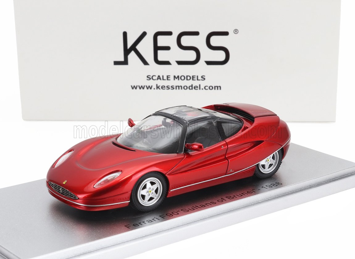 1:43 FERRARI F90 Pininfarina (1988) - Personal Car Sultan Of Brunei, Red Met - KE43056240