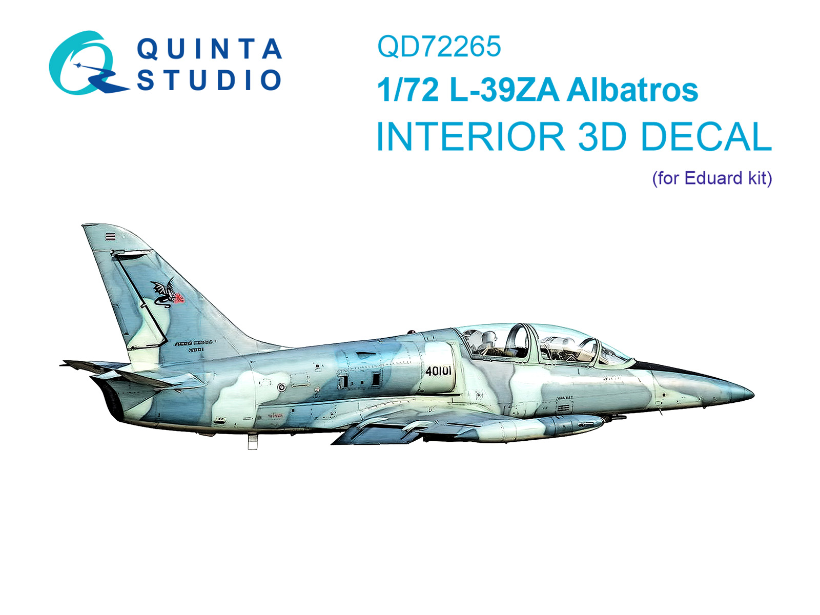 1:72 3D Декаль интерьера кабины L-39ZA Albatros (Eduard) - QD72265