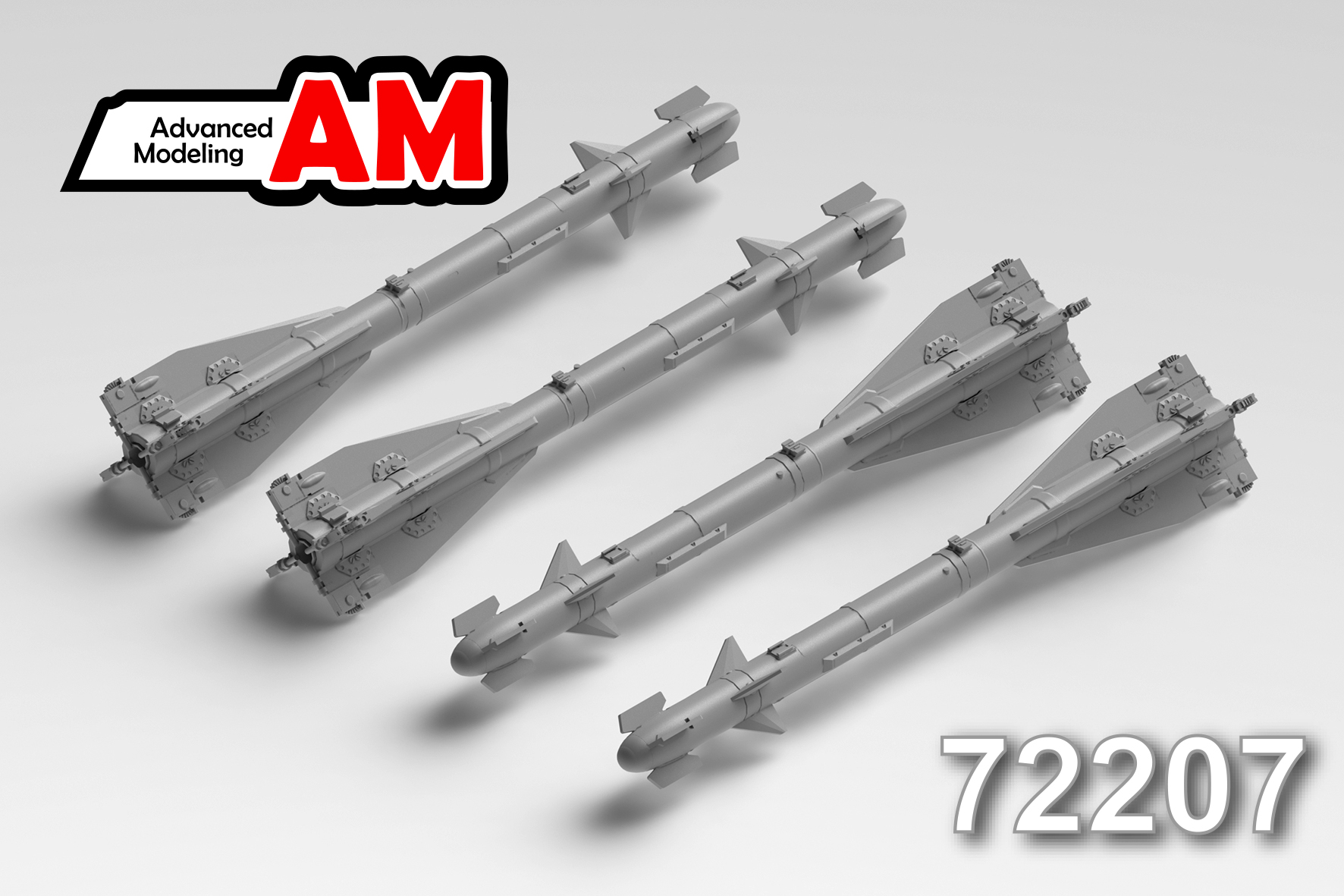 1:72 Авиационная управляемая ракета Р-60 класса «Воздух-воздух» - amc 72207