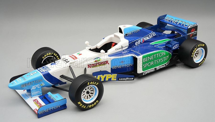 1:18 BENETTON F1 B196 Team Renault Mild Seven №4 Monaco GP (1996) Gerhard Berger - TM18-380D