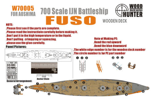 1:700 WWII IJN Battleship Fuso - W70005
