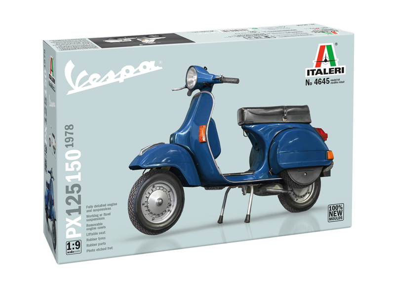1:9 Сборная модель PIAGGIO VESPA PX125 - PX150 (1978) - 4645ИТ