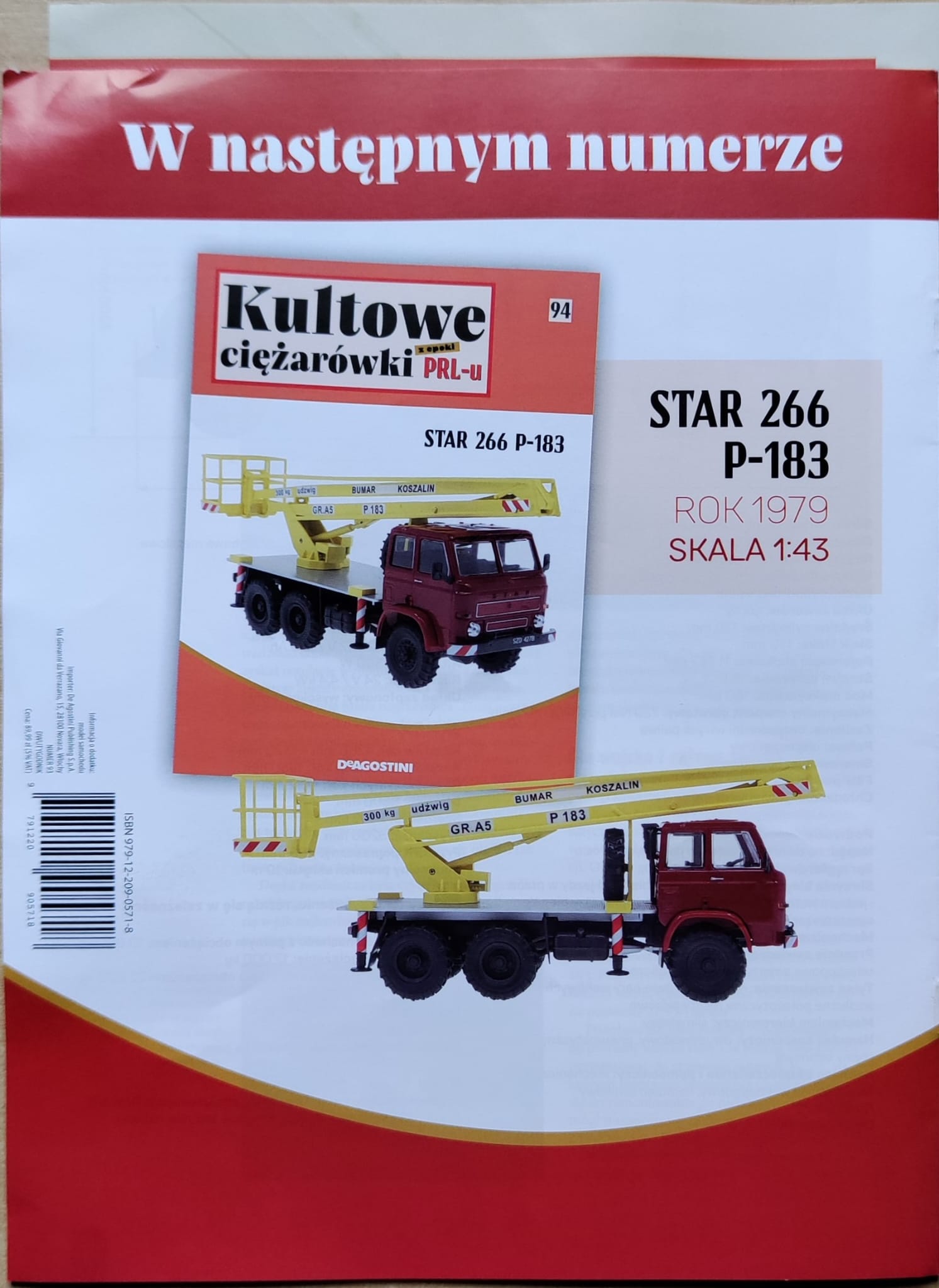 1:43 STAR 266 P-183, Kultowe Ciezarowki PRL-u 94 - kulC094
