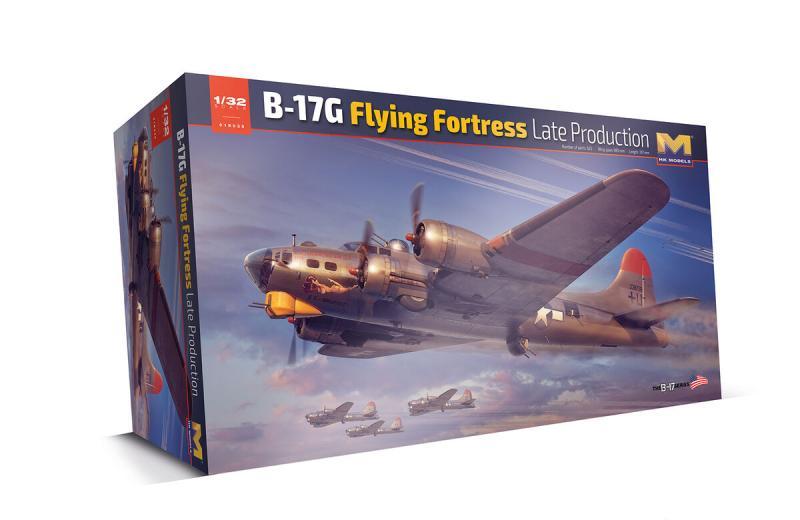 1:32 Сборная модель B-17G Flying Fortress Late Version - 01E030