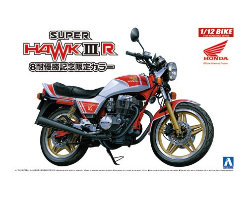 1:12 Сборная модель Мотоцикл Honda Super HAWK3 LTD Color - 05440
