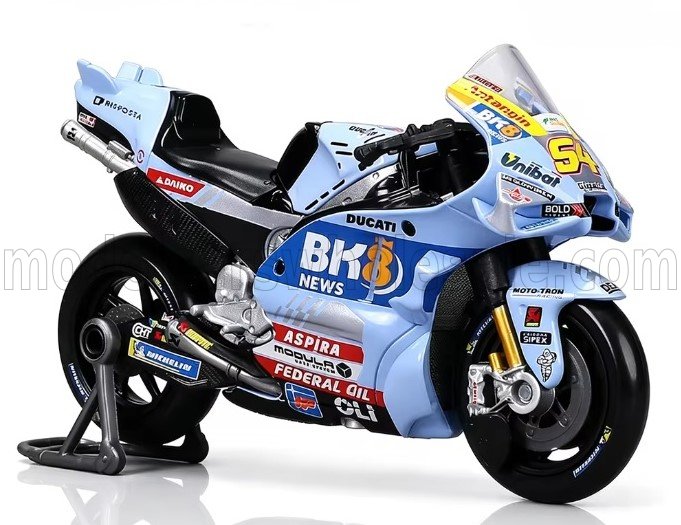 1:18 DUCATI Desmosedici Gp25 Team Gresini Racing №54 Motogp Season (2025) Fermin Aldeguer, Light Blue - 36408-54