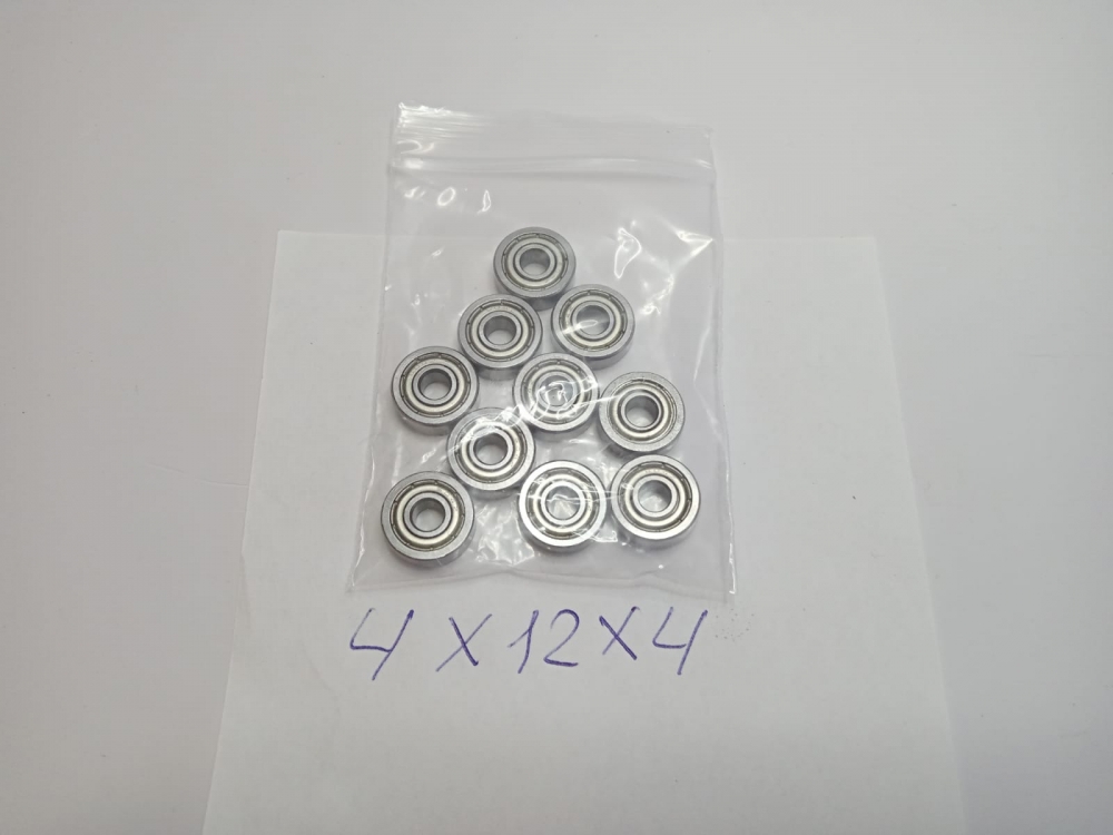Подшипники 4Х12Х4, 10 шт - MSH100