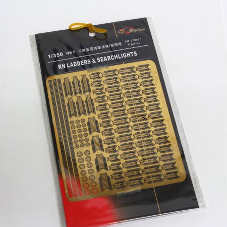 1:350 Фототравление WWII RN Ladders & Searchlights - FH350025