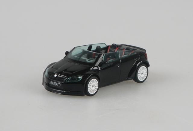 1:43 SKODA Fabia RS2000 Concept Car černá - 804DBw