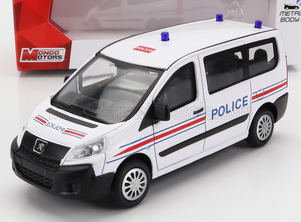 1:43 PEUGEOT Expert Minibus Police (2007), White - MM53133-168803