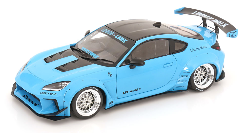 1:18 TOYOTA GR86 Liberty Work Body Kit (2024), light blue - S1813601