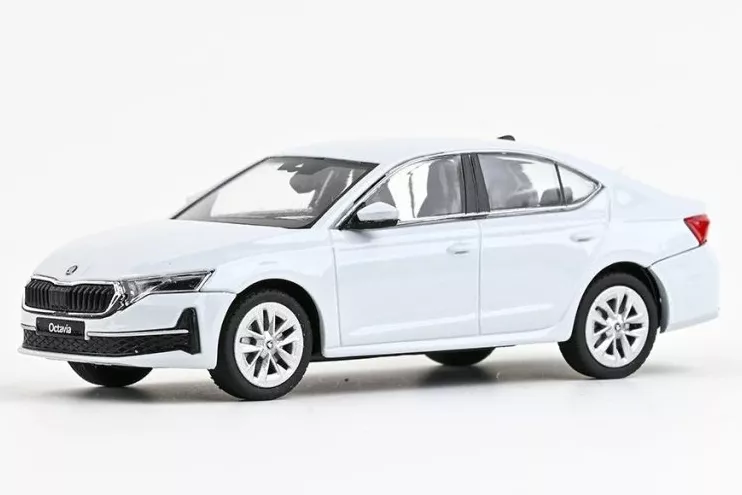 1:43 SKODA Octavia IV FL (2024), white metallic - 048EJ