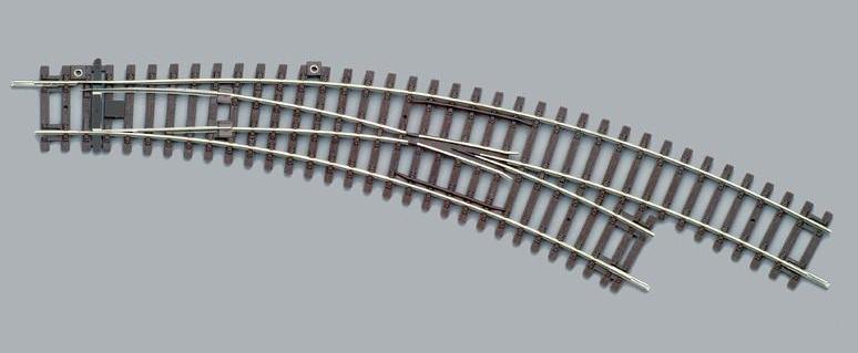 1:87 Стрелка правая радиусная BWR-R3 - 55228