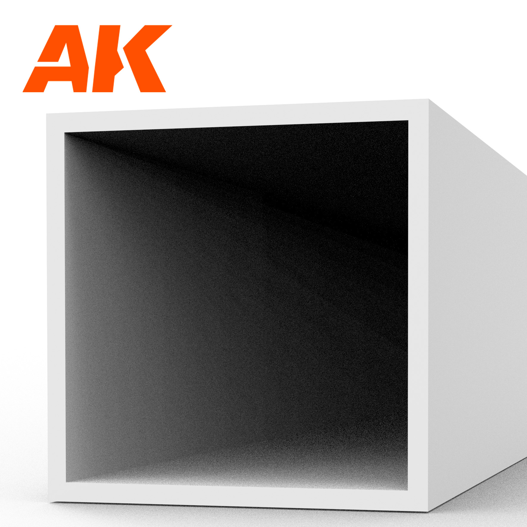 Square hollow tube 5.00x350mm(0,7mm)-STYRENE STRIP - AK6549