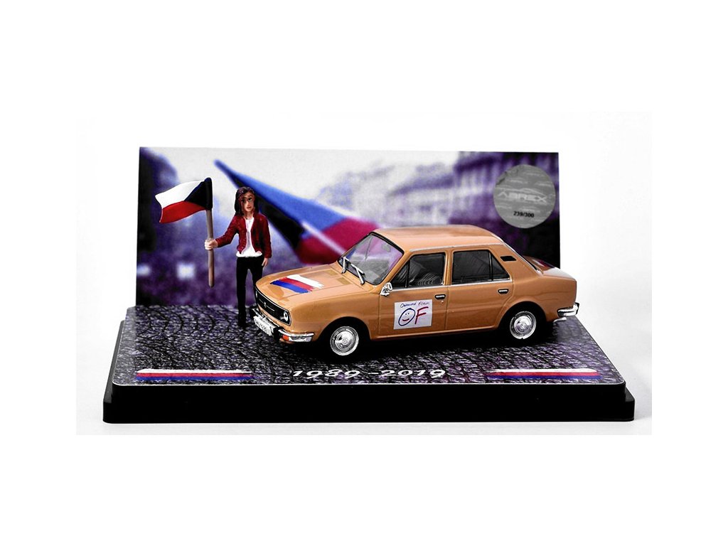 1:43 SKODA 105L (1977) 30.výročí 17.listopadu 1989 - 723R01