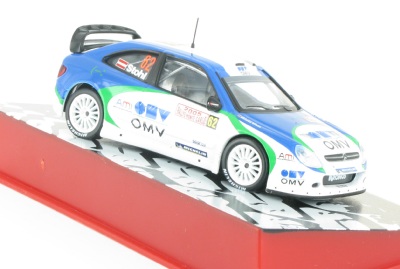 1:43 CITROEN  Xsara  WRC (2005), серия Rallye Monte-Carlo 102, бело-blue - HP3550-102