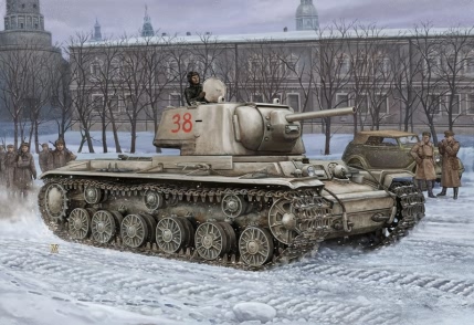 1:48 Сборная модель Танк Russia KV-1 model 1942 - 84814