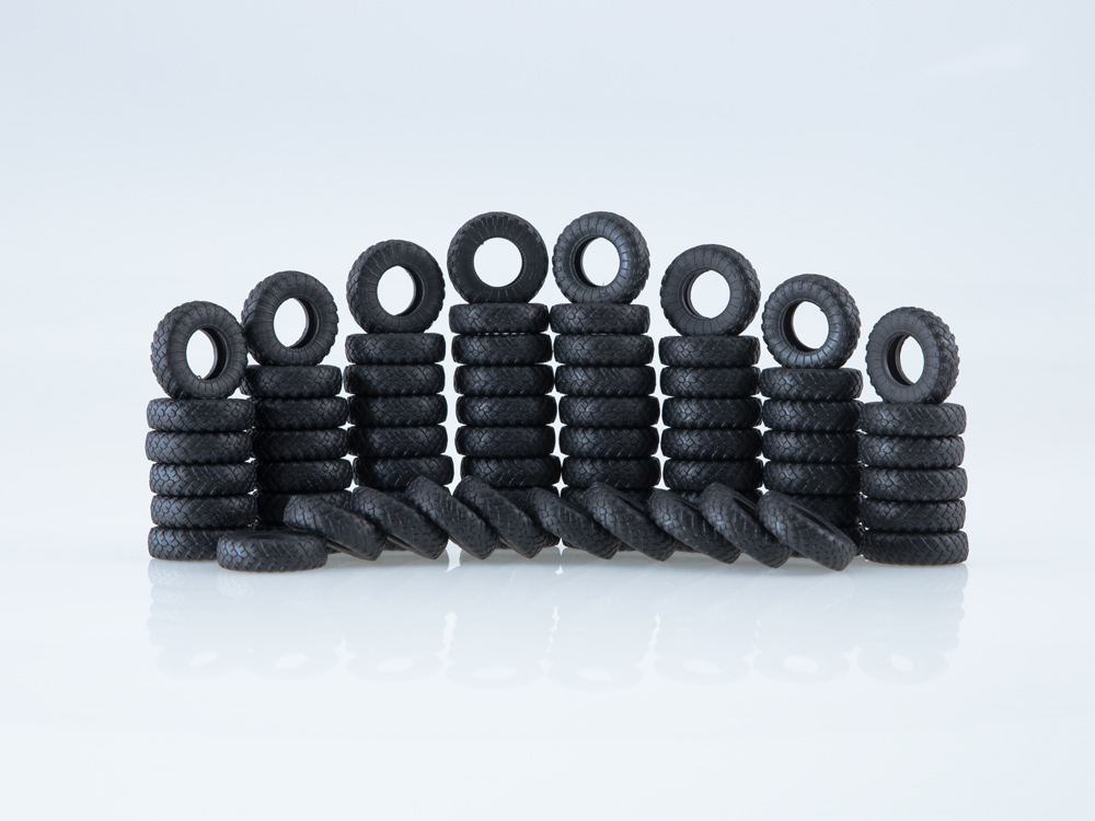 1:43 Покрышка на ЗИL-157, Горький 66 (КИ-115А) (КАМА-И68А 11R20) (комплект 70 шт.) - AVD143009070