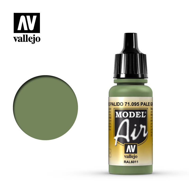 Краска акриловая `Model Air` Зеленый бледный / Pale Green - 71095