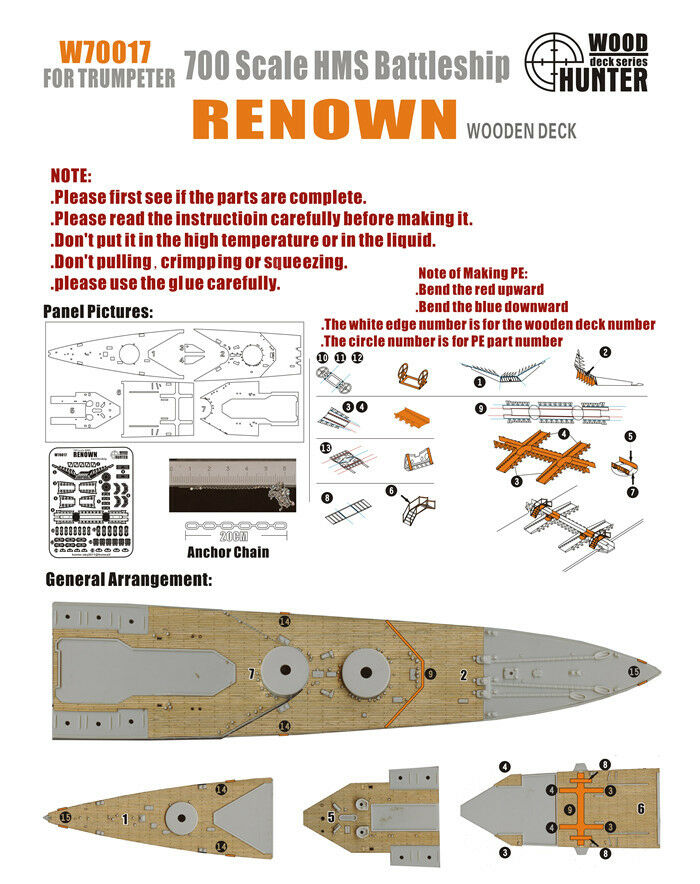 1:700 WWII Battlecruiser HMS Renown - W70017