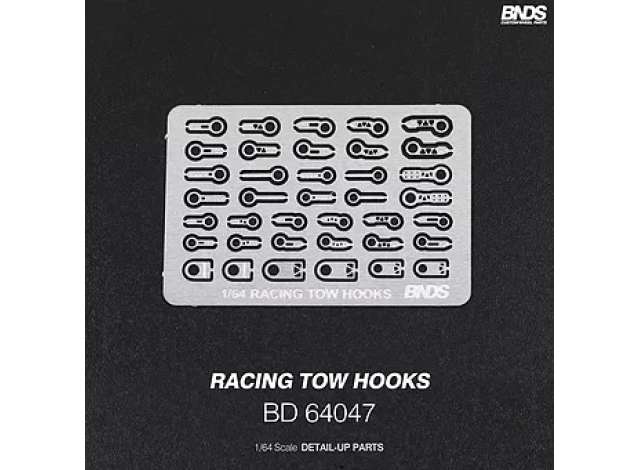 1:64 Фототравление Racing Tow Hooks , metal - BD64047