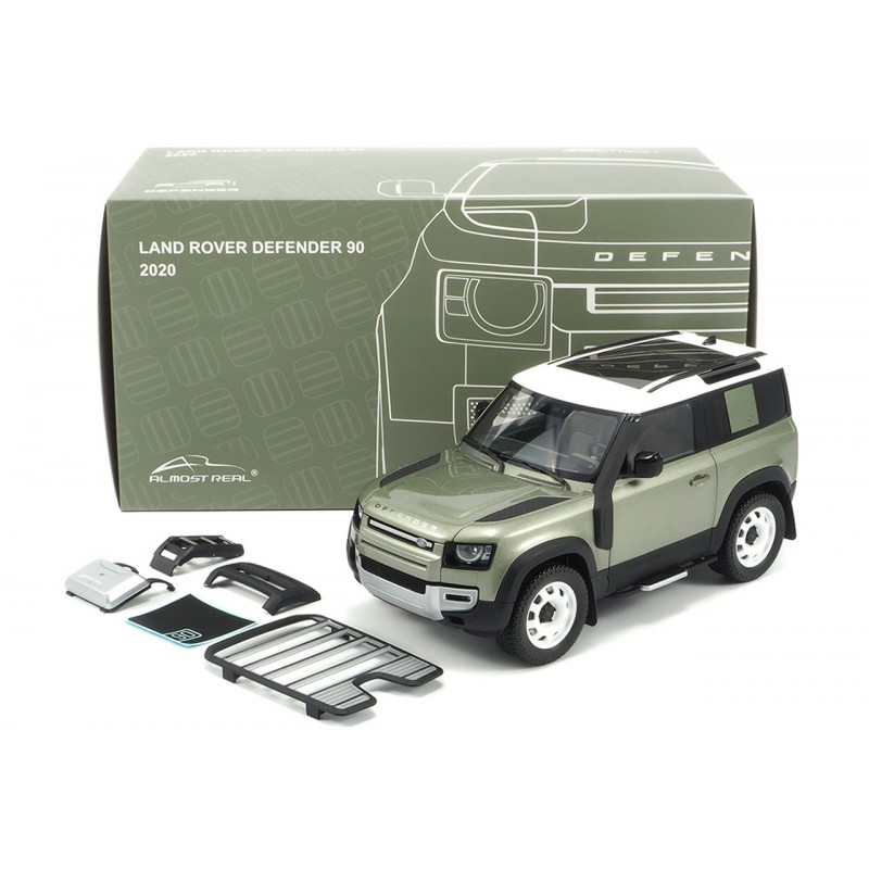1:18 LAND ROVER Defender 90 WITH ROOF PACK - 2020 - PANGEA GREEN - ALM810704