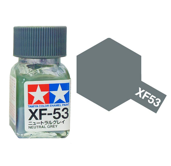 Краска эмалевая нейтрально-серый матовый XF-53 Neutral Grey,10мл. - 80353