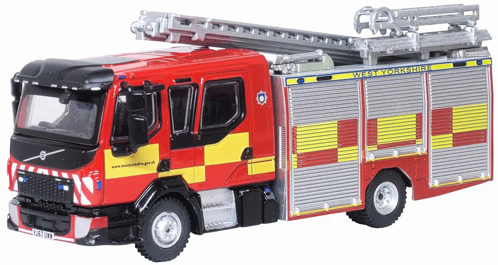 1:76 VOLVO FL Emergency One Pump Ladder West Yorkshire Fire Engine - 76VEO001