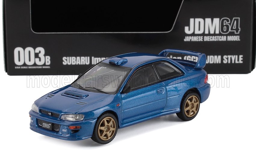 1:64 SUBARU Impreza 22b Sti (gc8) (1998), Blue Met - HJDM003B-10
