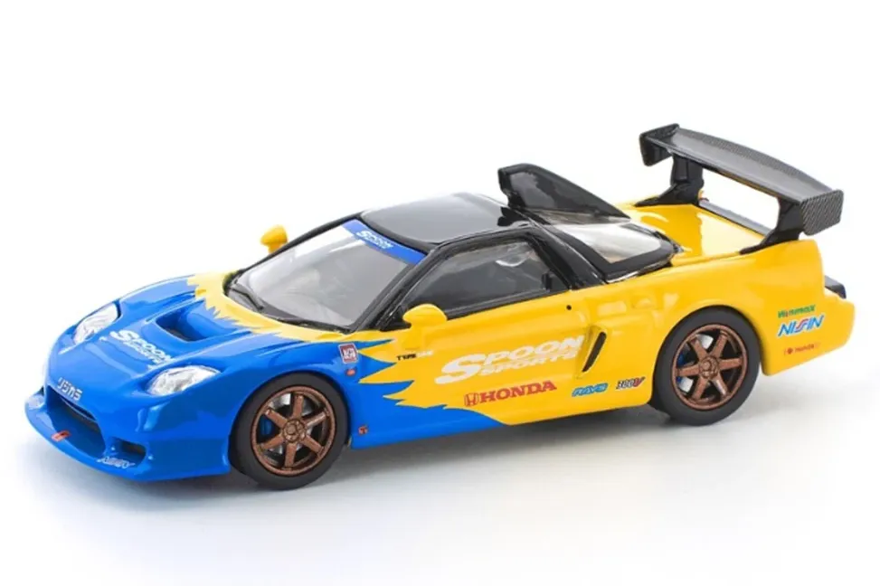 1:64 HONDA Spoon NSX-R GT, yellow/blue - PR640310