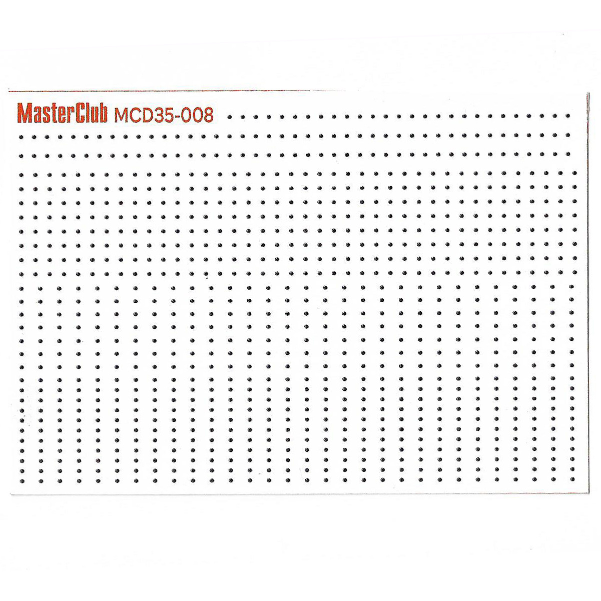 1:35 3D Декаль Сферические заклепки диаметром 0.7 мм - MCD35-008