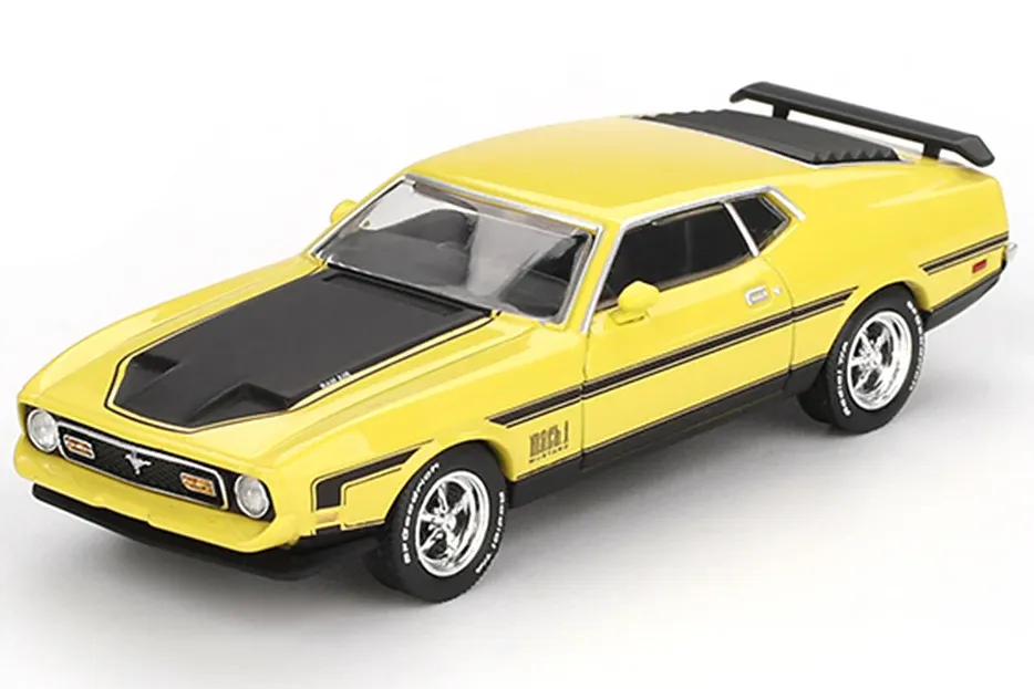 1:64 FORD Mustang Mach1 (1971), yellow/black - MGT01139-L