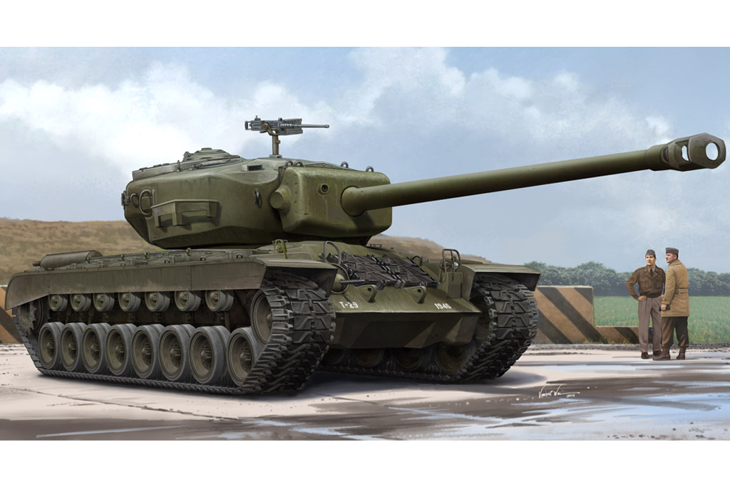 1:35 Сборная модель Танк T29E1 Heavy Tank - 84510