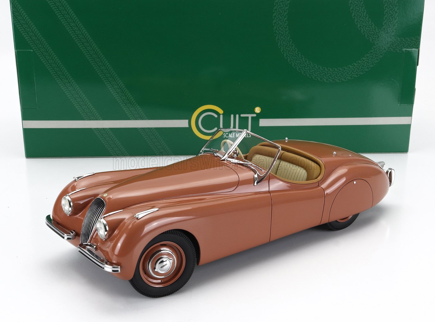 1:18 JAGUAR Xk120 Ots Spider Cabriolet Open (1948), Bronze - CML008-3