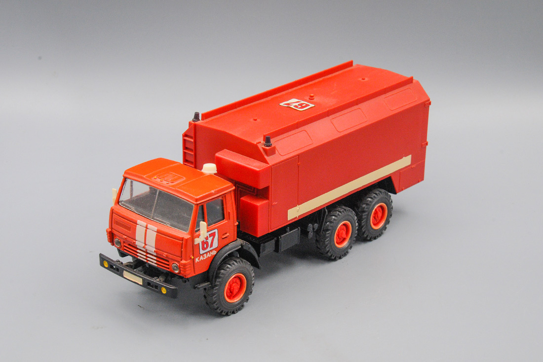 1:43 Камский грузовик 4310 Пожарный кунг (Сделано в СССР) - LOT-1283
