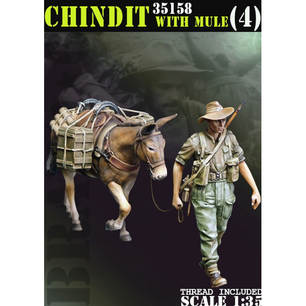 1:35 Фигурки Чиндиты (4) / Chindits (4) - B6-35158