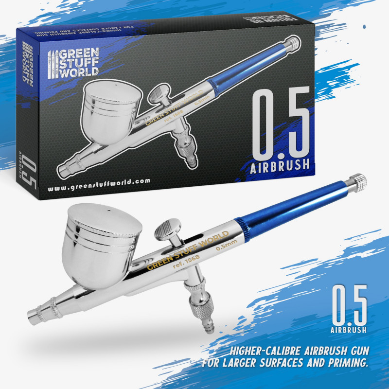Аэрограф двойного действия GSW, 0,5 мм / Dual-action GSW Airbrush 0.5 mm - 1568