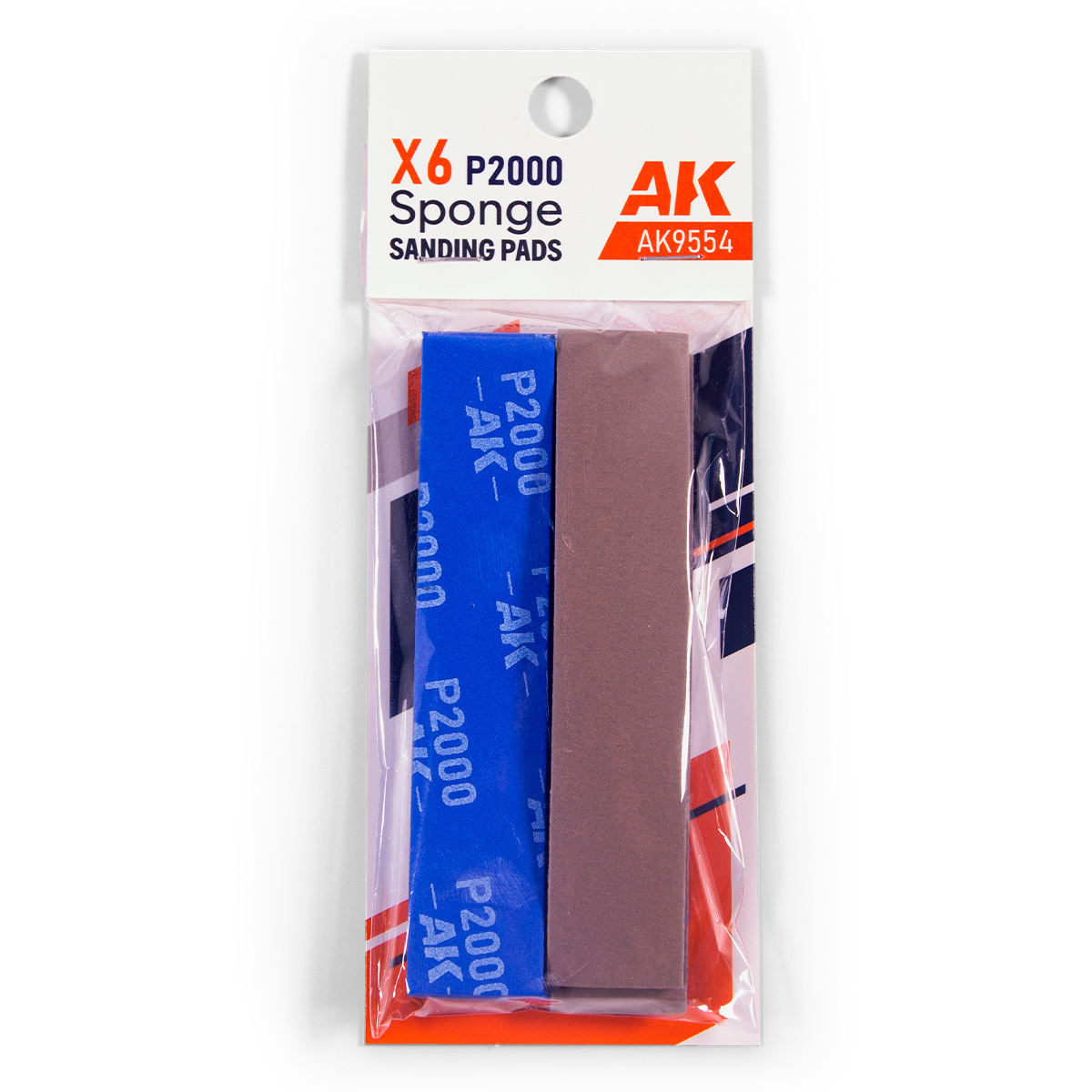 Губка с зернистостью P2000 (6 шт.) / Sponge P2000 Grit (6 Units) - AK9554