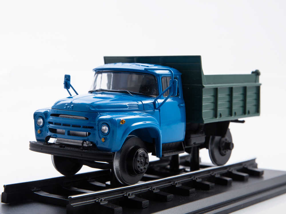 1:43 ЗИL-ММЗ-4502 дрезина, синий / зеленый - 0198MP