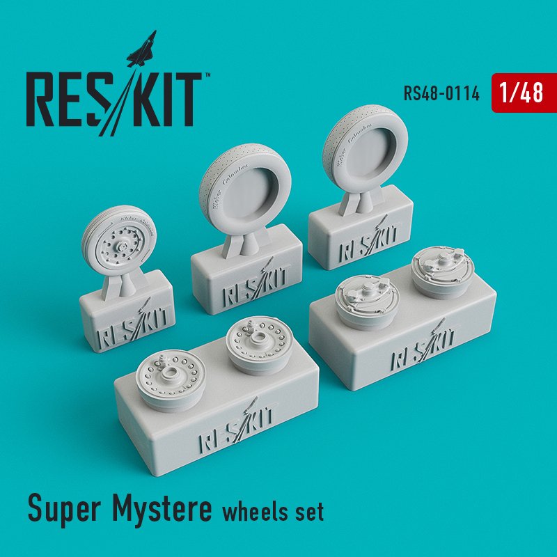 1:48 Колеса Super-Mystere - RS48-0114