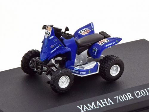 1:43 Rally Dakar 2017 Yamaha Raptor 700 #262 Bruno Da Costa Francia синий с белым - MAGDK262